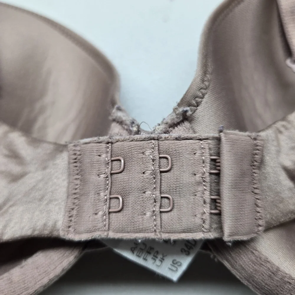 Btempt'd‎ Women Bra 34D Taupe T Shirt Underwired Strap Lightly Lined